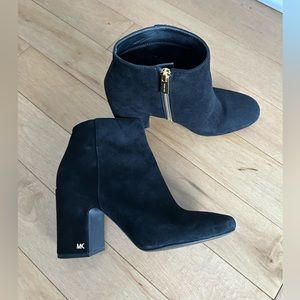 MK Suede Heel Boots